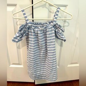 Janie & jack kids girls off shoulder dress size 6